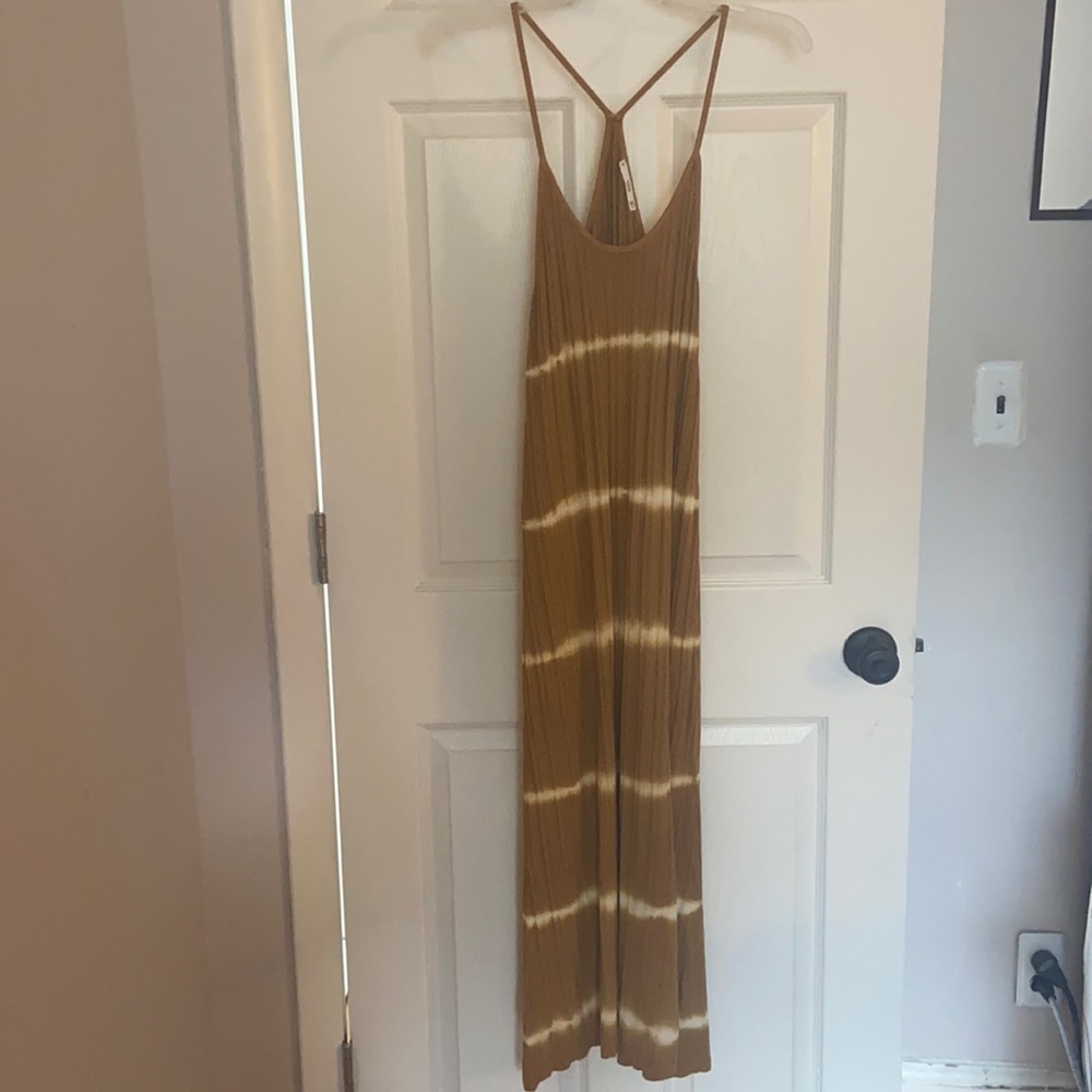 Tie-dyed maxi dress